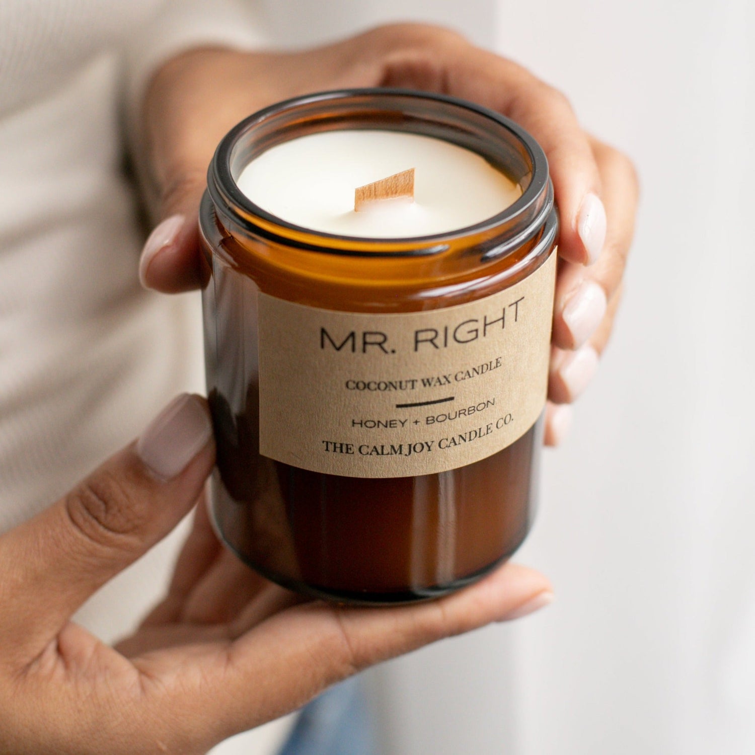 honey candle, coconut wax candle, honey coconut wax candle, bourbon candle
