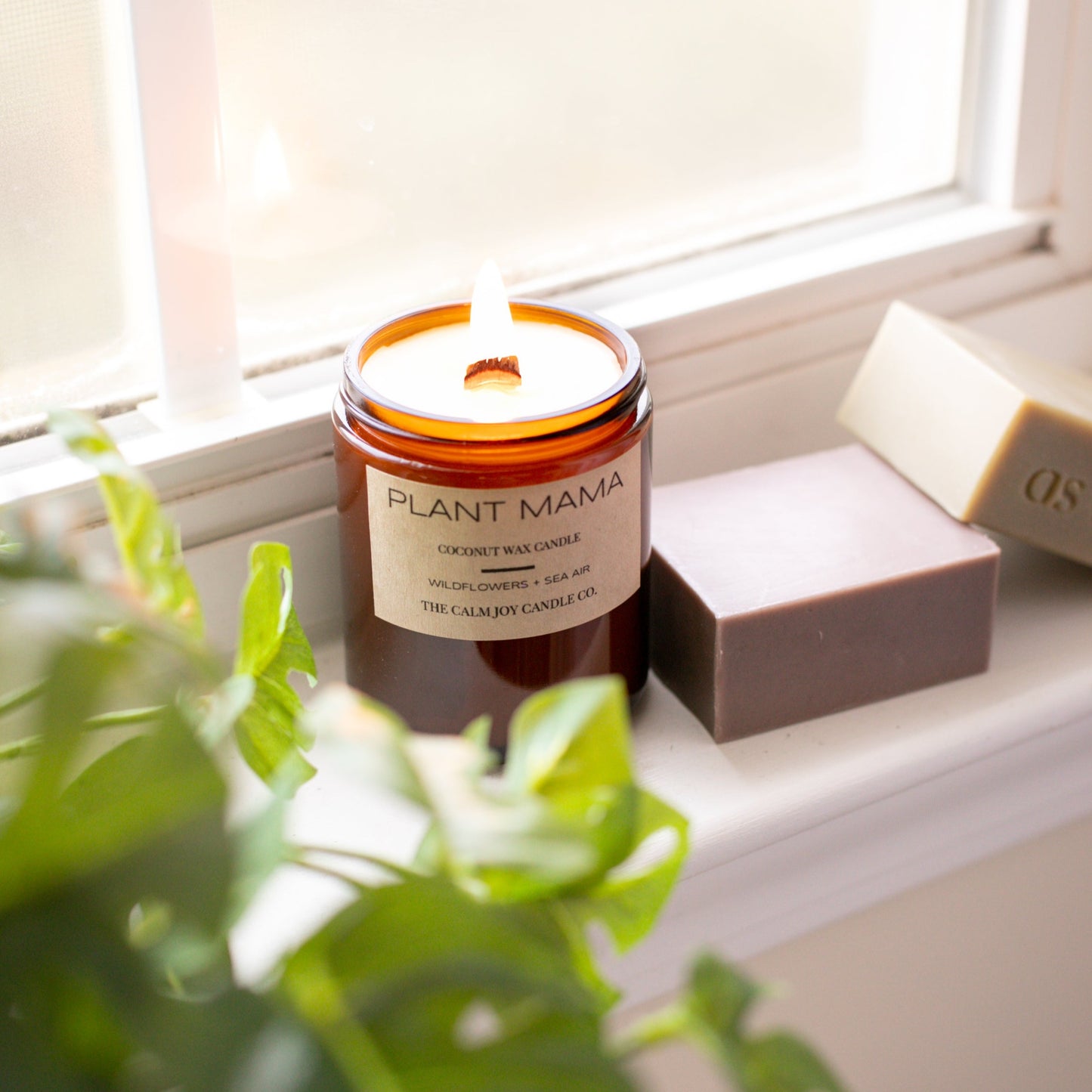 Wildflower Rosemary Floral Candle