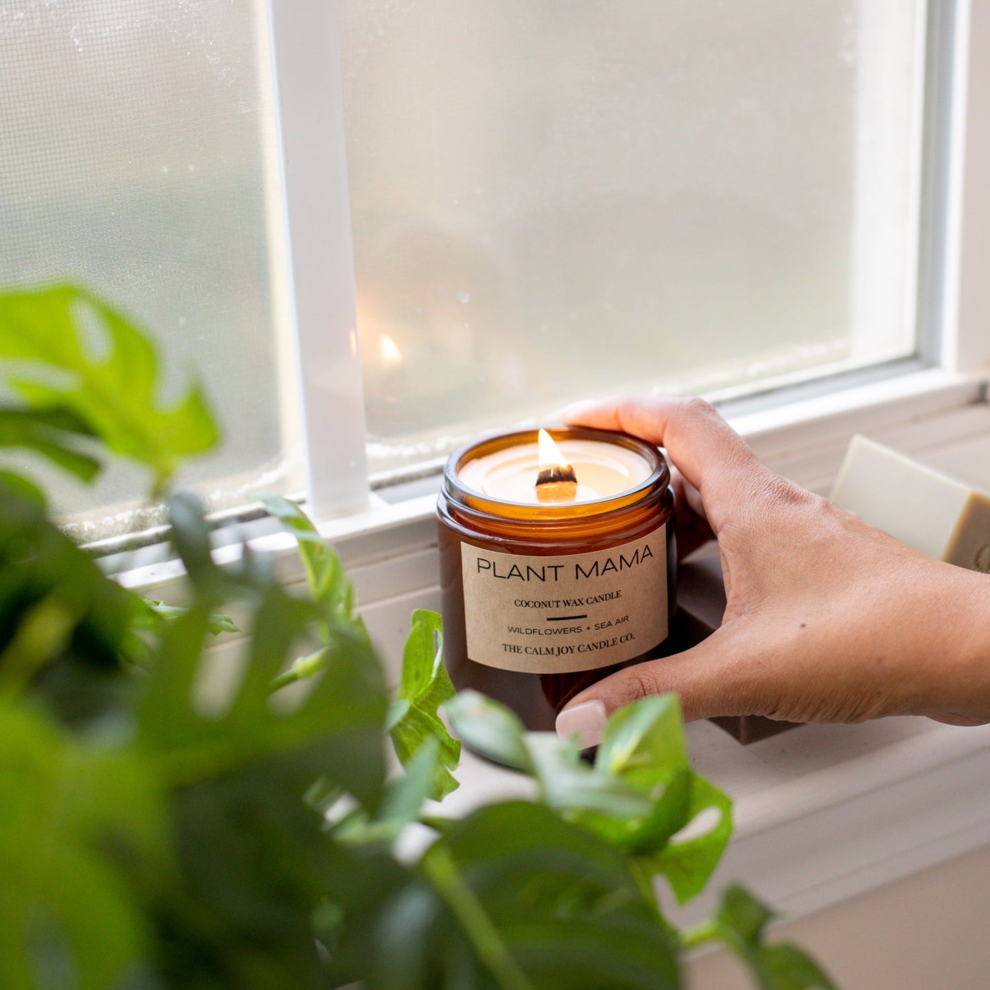 Wildflower Rosemary Floral Candle