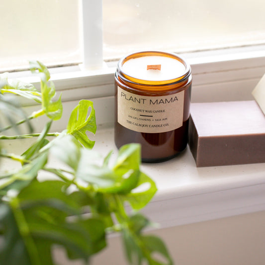 wildflowers candle, floral candle, sea air candle, jar candle, scented jar candle