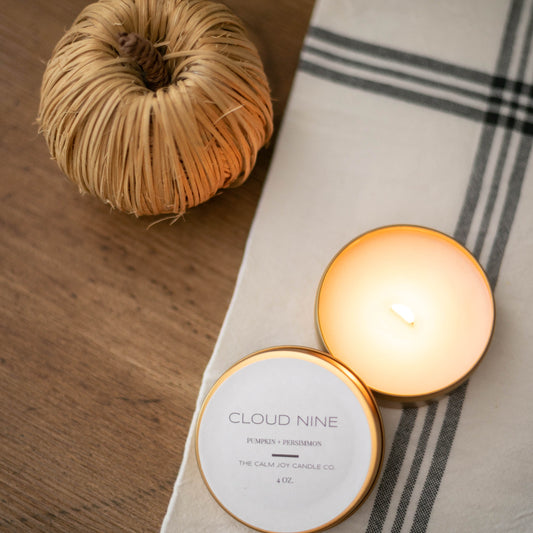 Pumpkin Persimmon Candle Tin