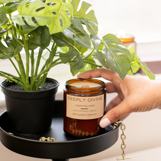 Oud Patchouli + Resins Scented Jar Candle