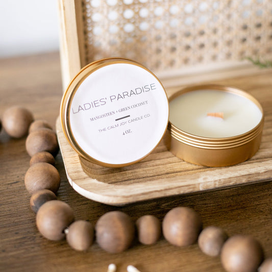 Mangosteen Coconut Berry Candle Tin
